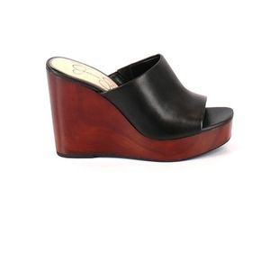 Jessica Simpson Shantelle Slide Wedge Sandal New Without Box